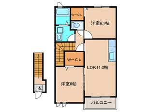 アルドーレ73　Ⅱの物件間取画像